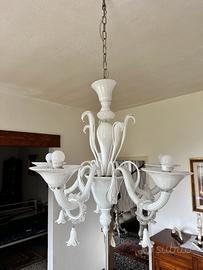 Lamapdario in vetro soffiato