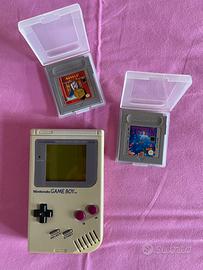 Game Boy modello originale vintage 1989 + 2 giochi
