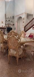 Mobili sala stile barocco veneziano