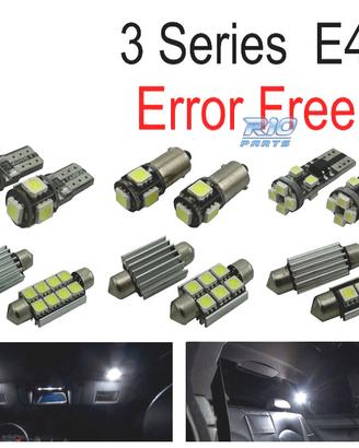 KIT 17 LAMPADE LED INTERNE BMW SERIE 3 E46 SEDAN C