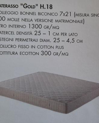 Materasso ortopedico matrimoniale