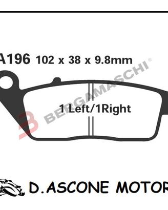 PASTIGLIE SFA HONDA SILVERWING YAMAHA VERSITY 300,