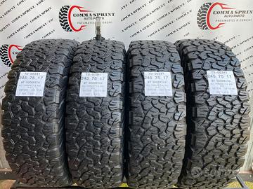 4 PNEUMATICI 245/75 R17 BF GOODRICH ALL-TERRAIN