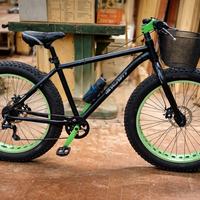 Fatbike Galant nera gomme larghe MTB bici mountai