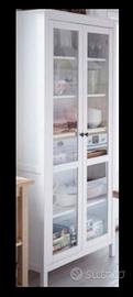 vetrina libreria ikea hemnes bianco in pino