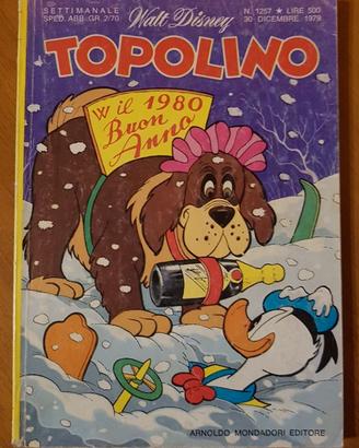 Topolino libretto Disney n.1257 30 Dicembre 1979