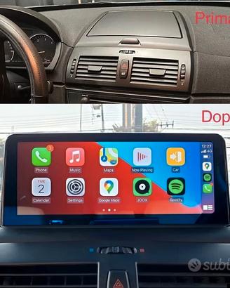 Car Tablet Android CarPlay per BMW X3 E83