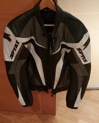 Giubbotto moto vera pelle