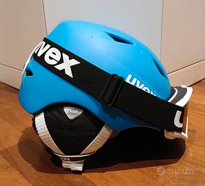 Casco da sci e maschera Uvex