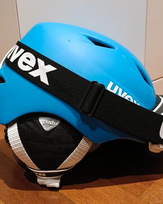 Casco da sci e maschera Uvex