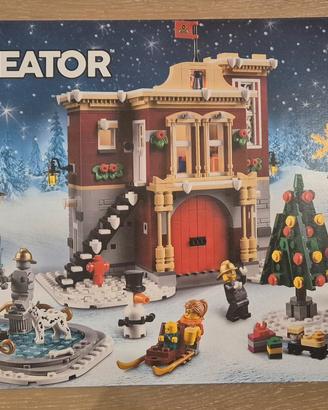 Lego 10263 Winter Village. Caserma de pompieri