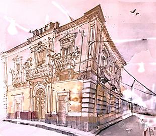 Piano nobile di elegante palazzo ottocentesco