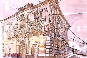 Piano nobile di elegante palazzo ottocentesco