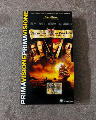 VHS Pirati dei Caraibi Maledizione della PrimaLuna