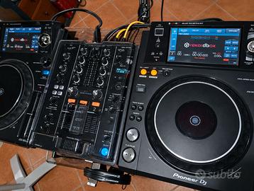 Dj setup Pioneer completo: 2 XDJ-1000MK2 + DJM450