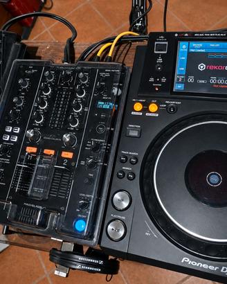 Dj setup Pioneer completo: 2 XDJ-1000MK2 + DJM450