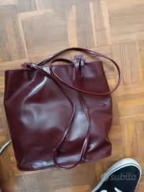 borsa donna viola nuova 