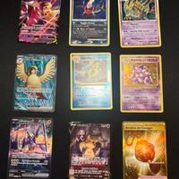 Carte pokemon varie (ex, v, holo vintage)