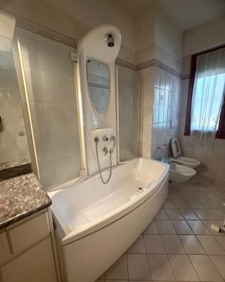 Vasca da bagno combinata con doccia idromassaggio