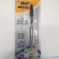 PENNA BIC TECH CRISTAL STYLUS 2 NUOVA 18 PEZZI