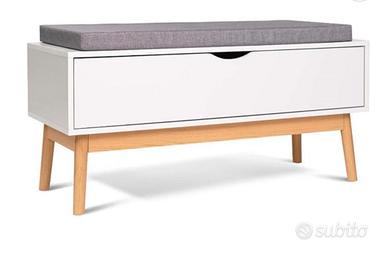 cassapanca ingresso con scarpiera 