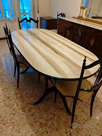 sala da pranzo vintage 