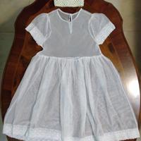 vestitino battesimo e fascetta