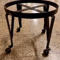 Carrello per bidone con ruote
