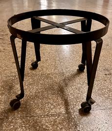 Carrello per bidone con ruote