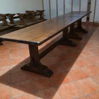 tavoli e panche rustico