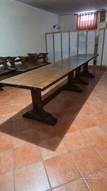 tavoli e panche rustico