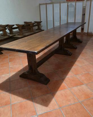 tavoli e panche rustico