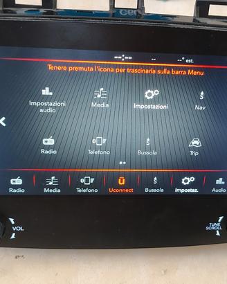 uconnect 7 pollici con carplay originale fiat 500l