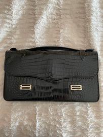 Pochette vintage in coccodrillo