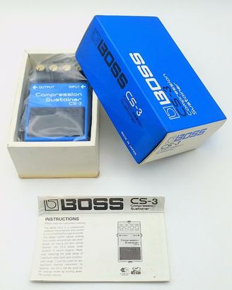 BOSS CS-3 Compression Sustainer “Black Label”