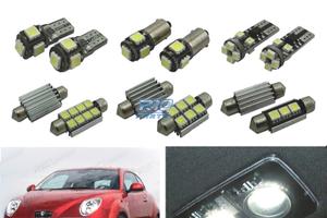 KIT 9 LAMPADE LED INTERNE ALFA ROMEO MITO 08-17