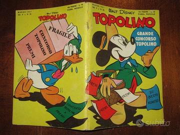 TOPOLINO vecchi fumetti