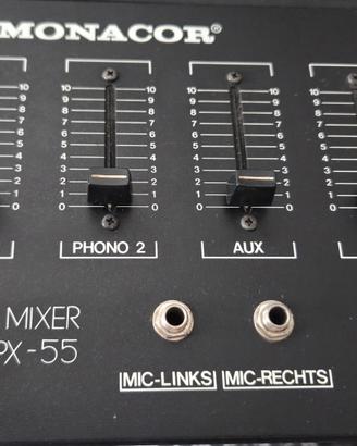 Mixer Audio Monacor MPX 55