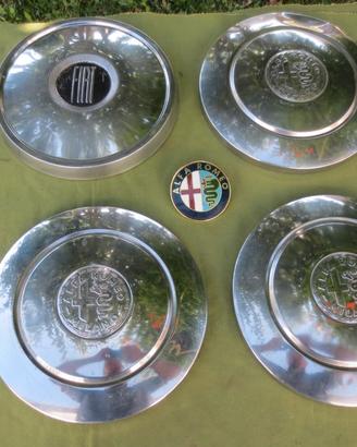 Coprimozzi Alfa Romeo e Fiat d'epoca