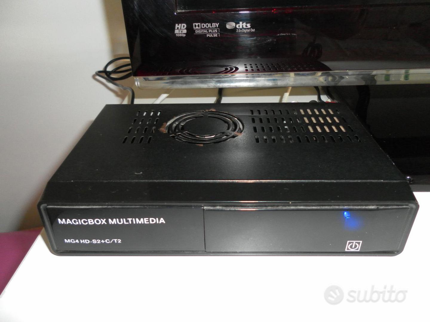 Decoder Enigma2 Magicbox MG4 HD-S2+C/T2 USATO - Audio/Video In vendita ...