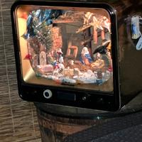 Vecchia TV. Con PRESEPE