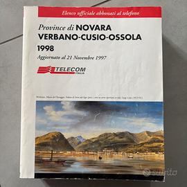 Guida telefonica Novara Verbano Cusio, Ossola 1998