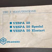 Libretto Originale Vespa 50 Special Anni ‘70