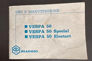 Libretto Originale Vespa 50 Special Anni ‘70