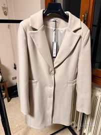 Cappotto panna Juice nuovo con etichetta