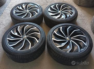 Cerchi orig + gomme da 17 x WW/AUDI/SEAT/SKODA