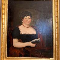 Ritratto veneto Impero dipinto antico