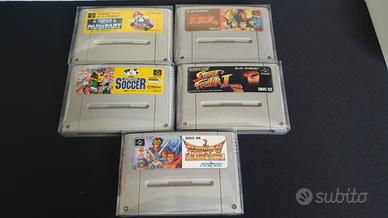 Lotto giochi Super Famicom Snes Jap