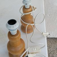 Lampade in legno da comodino