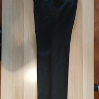 Pantalone nero di lana da uomo